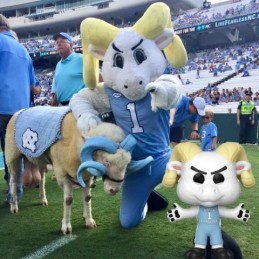 Funko Funko Pop College North Carolina Rameses Vinyl Figure