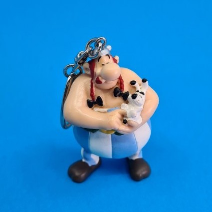Plastoy Asterix & Obelix second hand keyring (Loose)