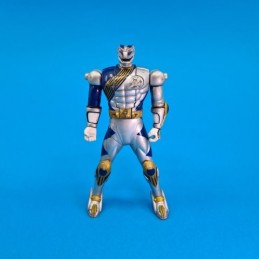 Power Rangers Wild Force Lunar Wolf Ranger Flip Head Figurine articulée d'occasion (Loose)