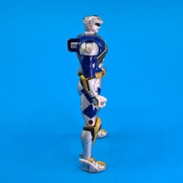Power Rangers Wild Force Lunar Wolf Ranger Flip Head Figurine articulée d'occasion (Loose)