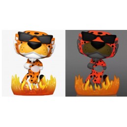 Funko Funko Pop N°117 Ad Icons Cheetos Chester Cheetah (Flames) Vaulted Phosphorescent Edition Limitée