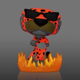 Funko Funko Pop N°117 Ad Icons Cheetos Chester Cheetah (Flames) Vaulted Phosphorescent Edition Limitée