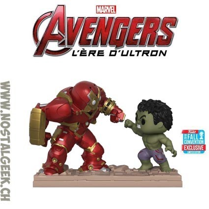 Funko Pop NYCC 2018 Movie Moments Avengers Hulkbuster Vs. Hulk Exclusive Vinyl Figure