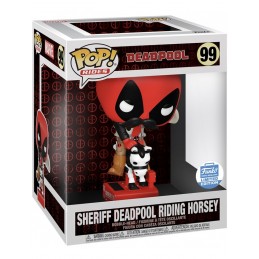 Funko Funko Pop Rides Marvel Sheriff Deadpool Riding Horsey Edition Limitée