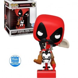 Funko Funko Pop Rides Marvel Sheriff Deadpool Riding Horsey Edition Limitée