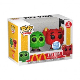 Funko Funko Pop N°Ad Icons McDonald's Fry Guys (Green & Red) (2-Pack) Vaulted Edition Limitée