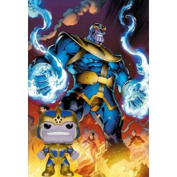 Funko Funko Pop! 15 cm Guardians Of The Galaxy Thanos Phosphorescent Edition Limitée