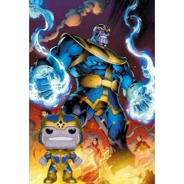 Funko Funko Pop! 15 cm Guardians Of The Galaxy Thanos The Mad Titan Glows in the dark