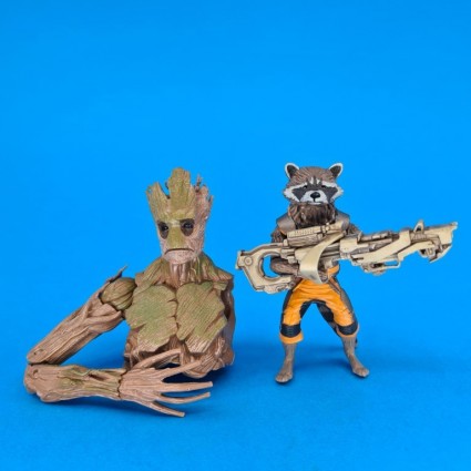 Marvel Rocket Raccoon et Groot Figurine d'occasion (Loose)