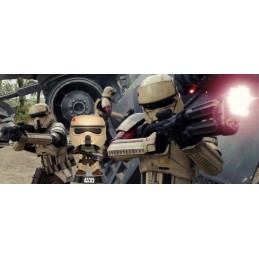 Funko Pop N°156 Star Wars Rogue One Scarif Stormtrooper Blue Chest Stripe Exclusive Vaulted Vinyl Figure