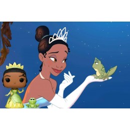 Funko Funko Pop Disney La Princesse et la Grenouille Princess Tiana & Naveen Glitter Exclusive Vinyl Figure