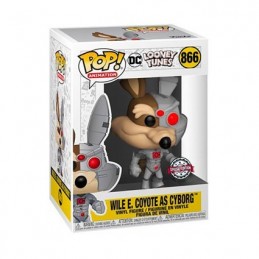 Funko Funko Pop DC Looney Tunes Wile E. Coyote As Cyborg Vaulted Edition Limitée