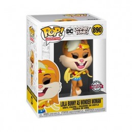 Funko Funko Pop N°890 DC Looney Tunes Lola Bunny as Wonder Woman Vaulted Edition Limitée