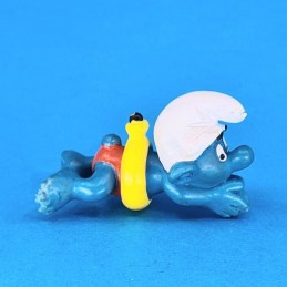 Schleich The Smurfs swimming second hand Figure (Loose)