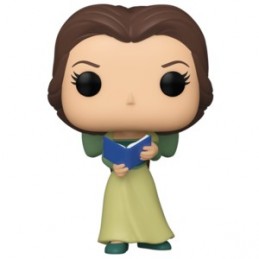 Funko Funko Pop N°1010 ECCC 2021 Disney Beauty and The Beast Belle in Green Dress with Book Vaulted Exclusive Vinyl Figure