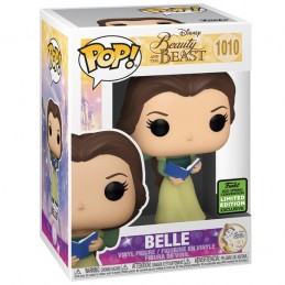 Funko Funko Pop N°1010 ECCC 2021 Disney Beauty and The Beast Belle in Green Dress with Book Vaulted Exclusive Vinyl Figure