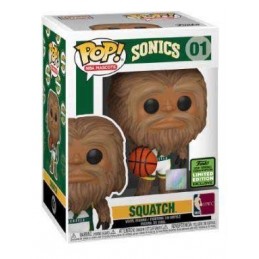Funko Funko Pop ECCC 2021 NBA Mascots Sonics Squatch Exclusive Vinyl Figure Damaged Box