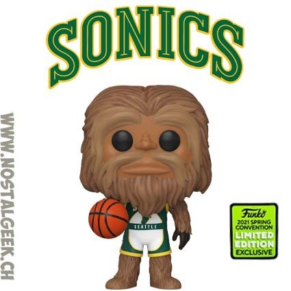 Funko Funko Pop ECCC 2021 NBA Mascots Sonics Squatch Exclusive Vinyl Figure Damaged Box