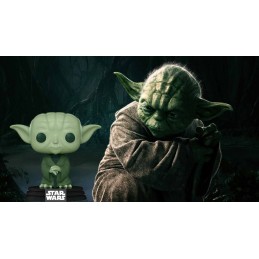 Funko Funko Pop ECCC 2021 Star Wars Yoda (Military Green) Edition Limitée