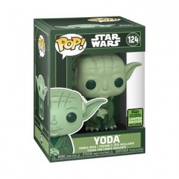 Funko Funko Pop ECCC 2021 Star Wars Yoda (Military Green) Edition Limitée