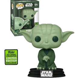 Funko Funko Pop ECCC 2021 Star Wars Yoda (Military Green) Edition Limitée