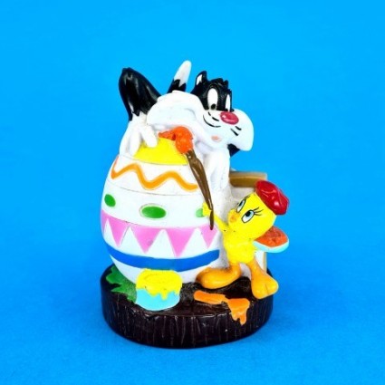 Looney Tunes Titi et Grosminet Oeuf de Pâques Figurine d'occasion (Loose)