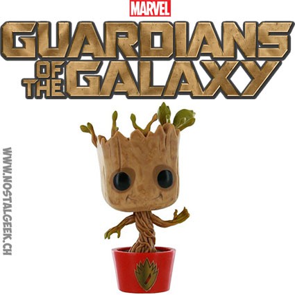 MARVEL RAVAGERS DANCING GROOT GUARDIANS OF THE GALAXY VINYL FIGURE POP EXCLUSIVE