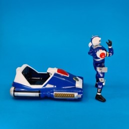 Power Rangers Turbo Blue Senturion second hand action figure (Loose)