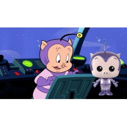 Funko Funko Pop Cartoons Duck Dodgers Space Cadet (Metallic) Chase (Vaulted) Edition Limité