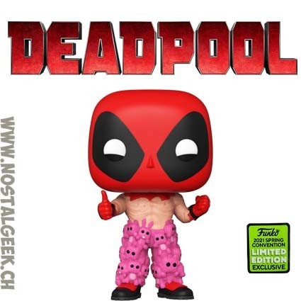 Funko Funko Pop ECCC 2021 Marvel Deadpool (with Teddy Pants) Exclusive Vinyl Figure