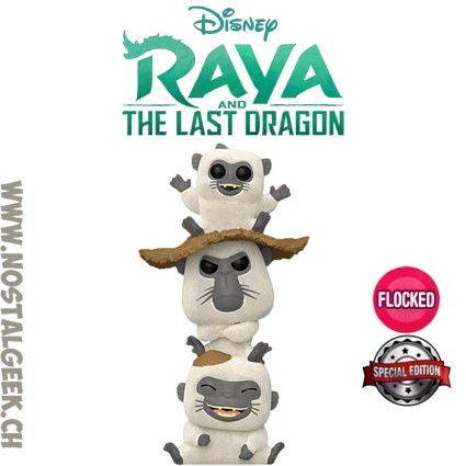 Funko Funko Pop Disney Raya The Last Dragon Ongis Flocked Edition Limitée