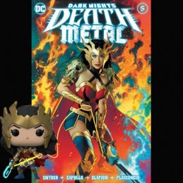 Funko Funko Pop DC Heroes Death Metal Wonder Woman Chase Phosphorescent Edition Limitée