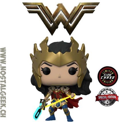 Funko Funko Pop DC Heroes Death Metal Wonder Woman Chase Phosphorescent Edition Limitée