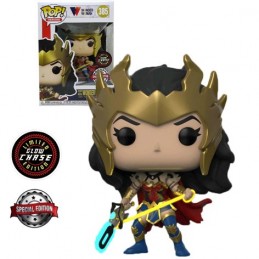 Funko Funko Pop DC Heroes Death Metal Wonder Woman Chase Phosphorescent Edition Limitée