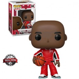 Funko Funko Pop N°84 Basketball NBA Michael Jordan (Red Warm-Ups) Chicago Bulls Edition Limitée