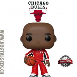 Funko Funko Pop Basketball NBA Michael Jordan (Red Warm-Ups) Chicago Bulls Edition Limitée