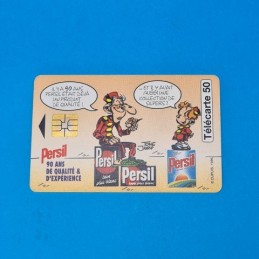 Le petit Spirou avec Grand Papy Carte téléphonique d'occasion (Loose)