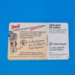 Little Spirou with Granpa pre owned Phone card (Loose)