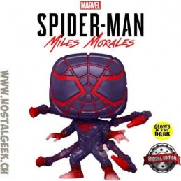 Funko Funko Pop! Marvel Gameverse Spider-Man Miles Morales (Programmable Matter Suit) Phosphorescent Edition Limitée