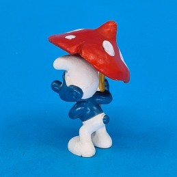 Schleich The Smurfs - Smurf with Mushroom Umbrella second hand Figure (Loose)