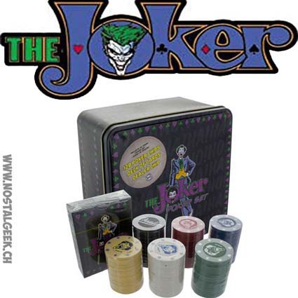 DC Comics The Joker Poker Set