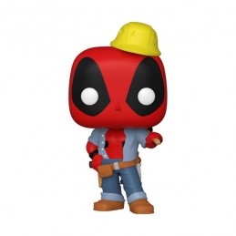 Funko Funko Pop Marvel Construction Worker Deadpool Exclusive Vinyl Figure