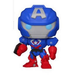 Funko Funko Pop Marvel Avengers Mech Strike Captain America (Mecha) (Glow in the Dark) Exclusive Vinyl Figure