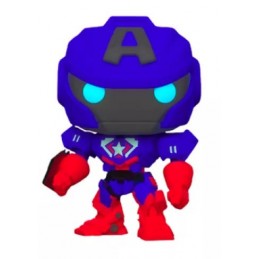 Funko Funko Pop Marvel Avengers Mech Strike Captain America (Mecha) (Glow in the Dark) Exclusive Vinyl Figure