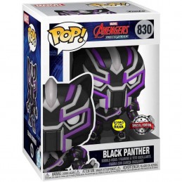 Funko Funko Pop Marvel Avengers Mech Strike Black Panther (Mecha) Phosphorescent Edition Limitée