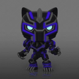 Funko Funko Pop Marvel Avengers Mech Strike Black Panther (Mecha) Phosphorescent Edition Limitée