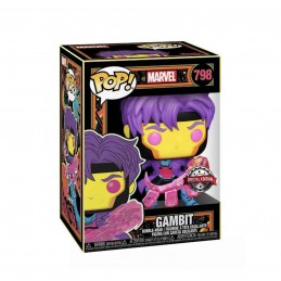 Funko Funko Pop Marvel Gambit (Black Light) Edition Limitée