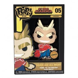 Funko Funko Pop Pin My Hero Academia Silver Age All Might Chase Edition Limitée