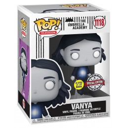 Funko Funko Pop The Umbrella Academy Vanya Hargreeves (Levitating) Phosphorescent Edition Limitée Boîte légèrement abimée