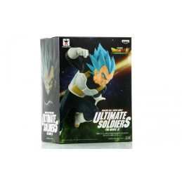 Banpresto Dragonball Super Ultimate Soldiers The Movie Super Saiyan Blue Vegeta Vol.3 20 cm